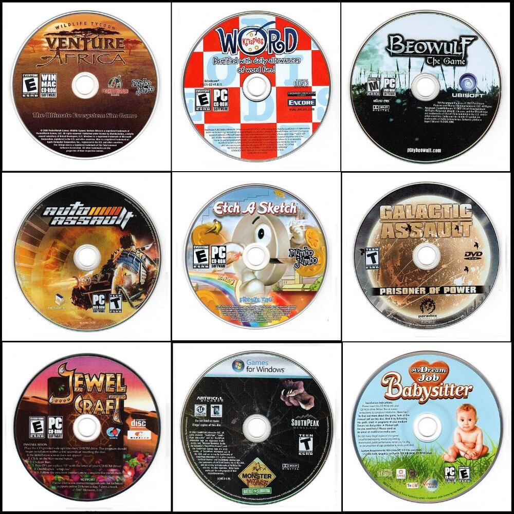 Games Lot #20 for Windows 98/ME/2000/XP/Vista 2006-2007